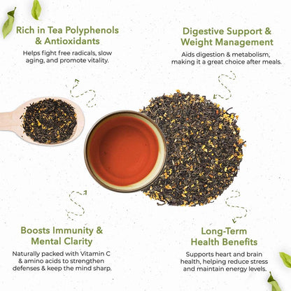 Osmanthus Black Tea: Sweet Aroma, Rich & Relaxing